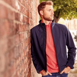 Plain Soft Shell Jacket Men Russell